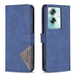 Knižkové puzdro Rhombus modré – Oppo A79 5G | Lacné Kryty Lacné Kryty | Knižkové puzdro Rhombus modré – Oppo A79 5G | Lacné Kryty