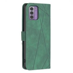 Lacné Kryty | Knižkové puzdro Rhombus zelené – Nokia G42 | Lacné Kryty
