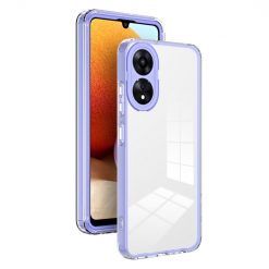 Kryt Clear Color Case fialový – Oppo A78 4G