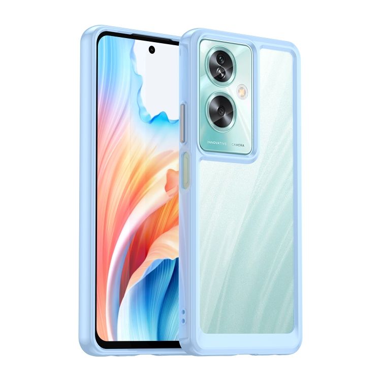 Ochranný kryt Colorful Acrylic case modrý – Oppo A79 5G