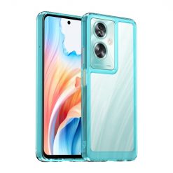 Ochranný kryt Colorful Acrylic case transparentno-modrý – Oppo A79 5G