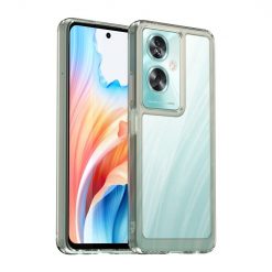 Ochranný kryt Colorful Acrylic case transparentno-sivý – Oppo A79 5G