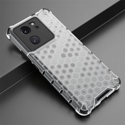 Lacné Kryty | Odolný kryt Honeycomb Armor transparentný – Xiaomi 13T / 13T Pro | Lacné Kryty