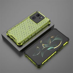 Lacné Kryty | Odolný kryt Honeycomb Armor zelený – Xiaomi 13T / 13T Pro | Lacné Kryty