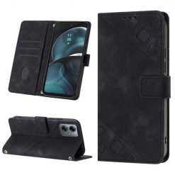 Peňaženkové puzdro Embossing Pattern Square čierne – Motorola Moto G14 | Lacné Kryty Lacné Kryty | Peňaženkové puzdro Embossing Pattern Square čierne – Motorola Moto G14 | Lacné Kryty