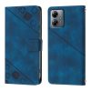 Lacné Kryty | Peňaženkové puzdro Embossing Pattern Square zelené – Motorola Moto G14 | Lacné Kryty