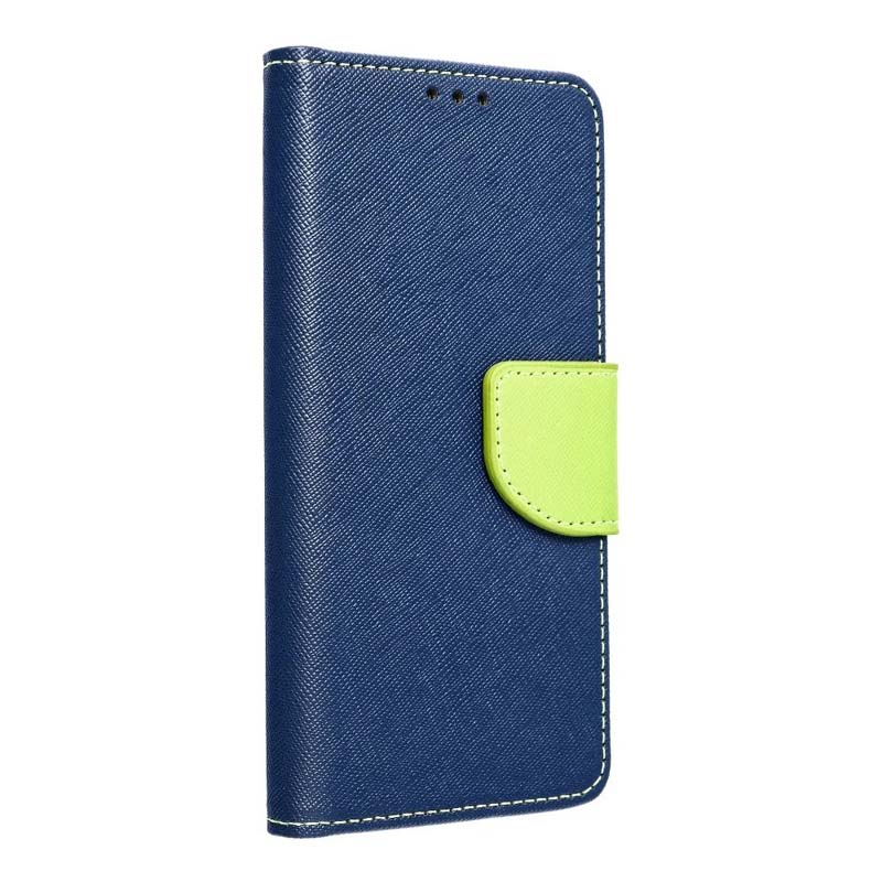 Peňaženkové puzdro Fancy Book modro-limetkové – Motorola Moto G14