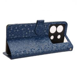 Lacné Kryty | Peňaženkové puzdro Honeycomb Dot Texture Case modré – Infinix Zero 30 5G | Lacné Kryty