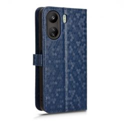Lacné Kryty | Peňaženkové puzdro Honeycomb Dot Texture Case modré – Xiaomi Redmi 13C / Xiaomi Poco C65 | Lacné Kryty