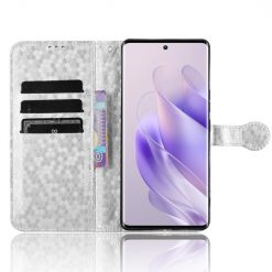Peňaženkové puzdro Honeycomb Dot Texture Case strieborné – Infinix Zero 30 5G | Lacné Kryty Lacné Kryty | Peňaženkové puzdro Honeycomb Dot Texture Case strieborné – Infinix Zero 30 5G | Lacné Kryty