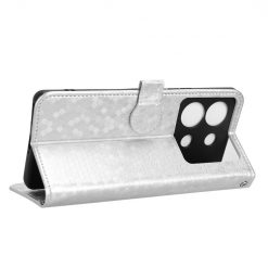 Peňaženkové puzdro Honeycomb Dot Texture Case strieborné – Infinix Zero 30 5G | Lacné Kryty Lacné Kryty | Peňaženkové puzdro Honeycomb Dot Texture Case strieborné – Infinix Zero 30 5G | Lacné Kryty