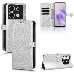 Peňaženkové puzdro Honeycomb Dot Texture Case strieborné – Infinix Zero 30 5G | Lacné Kryty Lacné Kryty | Peňaženkové puzdro Honeycomb Dot Texture Case strieborné – Infinix Zero 30 5G | Lacné Kryty