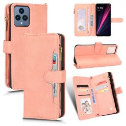 Peňaženkové puzdro Litchi Wallet case ružové – T Phone / T Phone (2023) | Lacné Kryty Lacné Kryty | Peňaženkové puzdro Litchi Wallet case ružové – T Phone / T Phone (2023) | Lacné Kryty