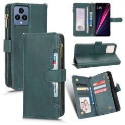 Peňaženkové puzdro Litchi Wallet case zelené – T Phone / T Phone (2023) | Lacné Kryty Lacné Kryty | Peňaženkové puzdro Litchi Wallet case zelené – T Phone / T Phone (2023) | Lacné Kryty