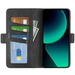 Lacné Kryty | Peňaženkové puzdro Magnetic fresh case čierne – Xiaomi 13T / 13T Pro | Lacné Kryty