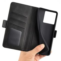 Lacné Kryty | Peňaženkové puzdro Magnetic fresh case čierne – Xiaomi 13T / 13T Pro | Lacné Kryty