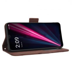 Lacné Kryty | Peňaženkové puzdro Slots case hnedé – T Phone / T Phone (2023) | Lacné Kryty