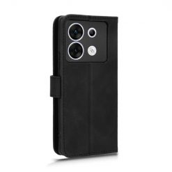 Lacné Kryty | Peňaženkové puzdro Solid čierne – Infinix Zero 30 5G | Lacné Kryty