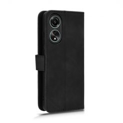 Lacné Kryty | Peňaženkové puzdro Solid čierne – Oppo A78 4G | Lacné Kryty