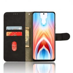 Lacné Kryty | Peňaženkové puzdro Solid čierne – Oppo A79 5G | Lacné Kryty