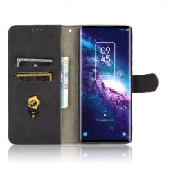 Lacné Kryty | Peňaženkové puzdro Solid čierne – TCL 20 Pro 5G | Lacné Kryty