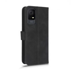 Lacné Kryty | Peňaženkové puzdro Solid čierne – TCL 408 | Lacné Kryty