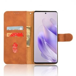 Lacné Kryty | Peňaženkové puzdro Solid hnedé – Infinix Zero 30 5G | Lacné Kryty