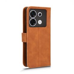Lacné Kryty | Peňaženkové puzdro Solid hnedé – Infinix Zero 30 5G | Lacné Kryty