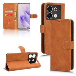 Lacné Kryty | Peňaženkové puzdro Solid hnedé – Infinix Zero 30 5G | Lacné Kryty