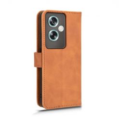 Lacné Kryty | Peňaženkové puzdro Solid hnedé – Oppo A79 5G | Lacné Kryty