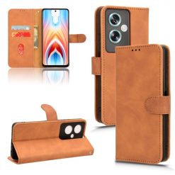 Lacné Kryty | Peňaženkové puzdro Solid hnedé – Oppo A79 5G | Lacné Kryty
