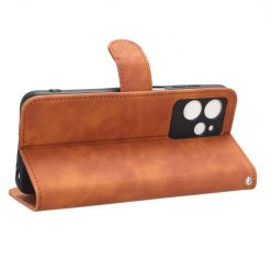 Lacné Kryty | Peňaženkové puzdro Solid hnedé – Oukitel C32 / C32 Pro | Lacné Kryty