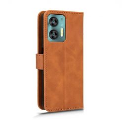 Lacné Kryty | Peňaženkové puzdro Solid hnedé – Oukitel C35 / C36 | Lacné Kryty