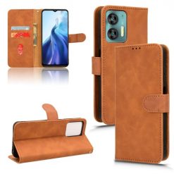 Lacné Kryty | Peňaženkové puzdro Solid hnedé – Oukitel C35 / C36 | Lacné Kryty