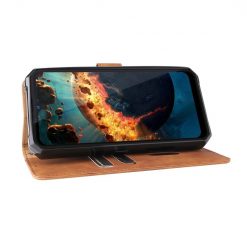 Peňaženkové puzdro Solid hnedé – Oukitel WP15 | Lacné Kryty Lacné Kryty | Peňaženkové puzdro Solid hnedé – Oukitel WP15 | Lacné Kryty