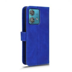 Lacné Kryty | Peňaženkové puzdro Solid modré – Motorola Edge 40 Neo | Lacné Kryty