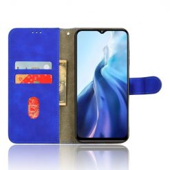 Lacné Kryty | Peňaženkové puzdro Solid modré – Oukitel C35 / C36 | Lacné Kryty