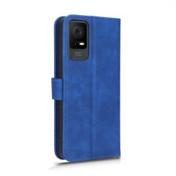 Lacné Kryty | Peňaženkové puzdro Solid modré – TCL 408 | Lacné Kryty