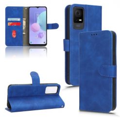Lacné Kryty | Peňaženkové puzdro Solid modré – TCL 408 | Lacné Kryty