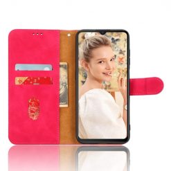 Lacné Kryty | Peňaženkové puzdro Solid ružové – Oukitel C32 / C32 Pro | Lacné Kryty