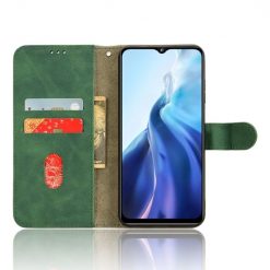 Lacné Kryty | Peňaženkové puzdro Solid zelené – Oukitel C35 / C36 | Lacné Kryty