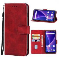 Lacné Kryty | Peňaženkové puzdro Splendid case červené – Oscal C60 | Lacné Kryty