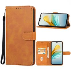 Lacné Kryty | Peňaženkové puzdro Splendid case hnedé – ZTE Blade A53 Pro | Lacné Kryty