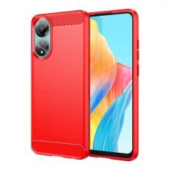 Zadný Kryt Carbon červený – Oppo A78 4G