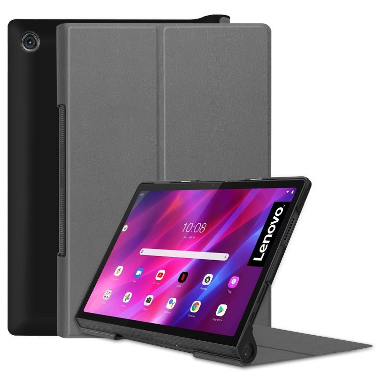 E-shop Knižkové puzdro Holder case sivé – Lenovo Yoga Tab 11