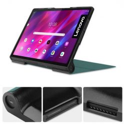 Lacné Kryty | Knižkové puzdro Holder case zelené – Lenovo Yoga Tab 11 | Lacné Kryty
