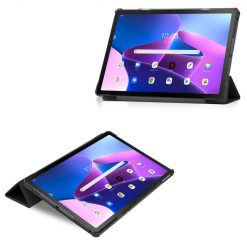 Lacné Kryty | Knižkové puzdro Pure case čierne – Lenovo Tab M10 Plus (3rd Gen) | Lacné Kryty