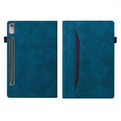 Lacné Kryty | Knižkové puzdro Slot case modré – Lenovo Tab P12 | Lacné Kryty