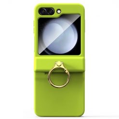 Lacné Kryty | Kryt Style Ring Case žltý – Samsung Galaxy Z Flip 5 | Lacné Kryty