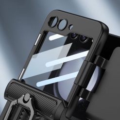 Lacné Kryty | Odolný Kryt GKK Brawny Armor case čierny – Samsung Galaxy Z Flip 5 | Lacné Kryty